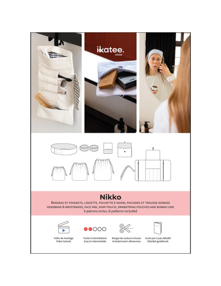 Patrón de accesorios de baño Nikko - Ikatee