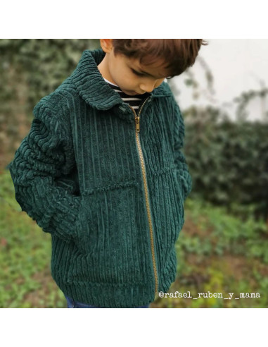 Patrón de parka, abrigo y chaqueta mixta Sam Kids - Ikatee