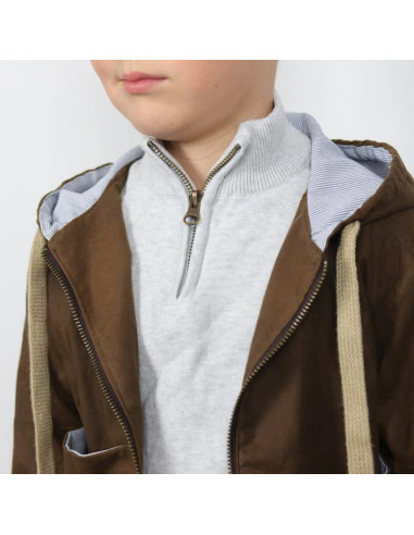 Patrón de parka, abrigo y chaqueta mixta Sam Kids - Ikatee