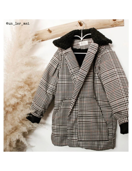 Patrón de parka, abrigo y chaqueta mixta Sam Kids - Ikatee