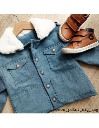 Patrón de parka, abrigo y chaqueta mixta Sam Kids - Ikatee