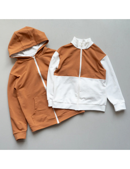 Patrón de sudadera con cremallera unisex Liverpool - Ikatee