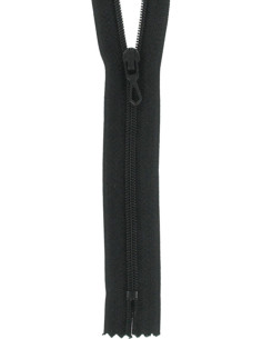 Cremallera de nylon - Negro