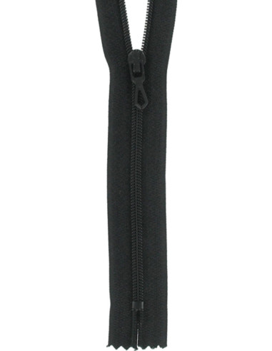Cremallera de nylon - Negro