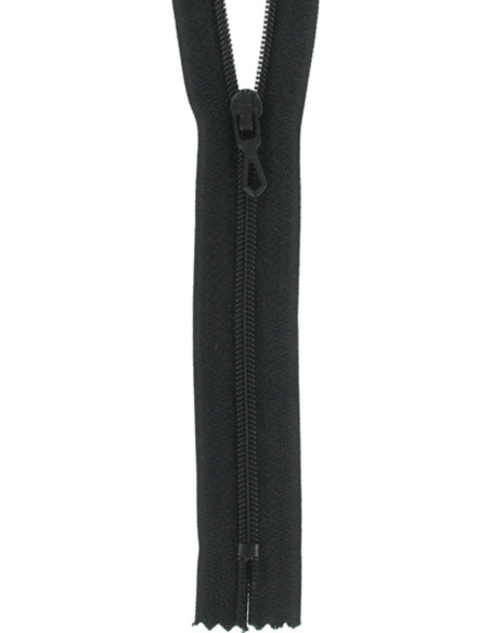 Cremallera de nylon - Negro