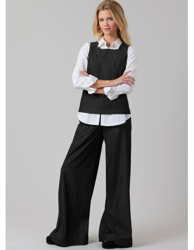 Patrón de blusa y vestido - McCall's 8562