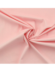 Tejido popelina de algodón elástico - Rosa