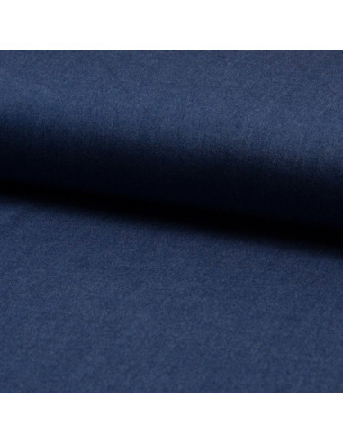 Tejido de viscosa chambray - Azul vaquero
