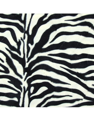Tejido efecto piel de animal - Cebra