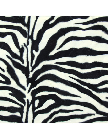 Tejido efecto piel de animal - Cebra
