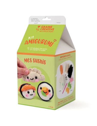 Kit de crochet amigurumi - Mis sushis