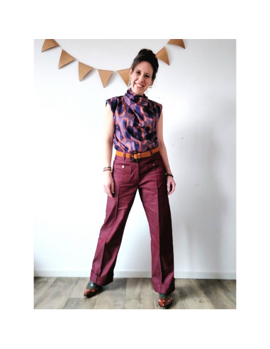 Tejido vaquero denim elástico - Crudo