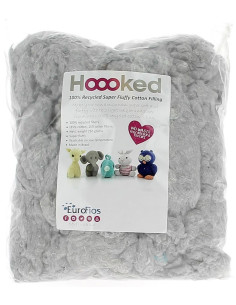 Fibra de relleno Hoooked 250 g - Gris nube