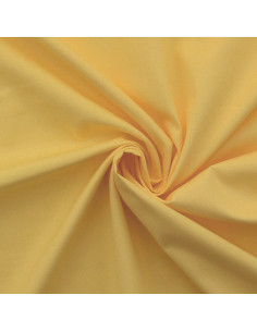 Tejido popelina de algodón - Amarillo paja