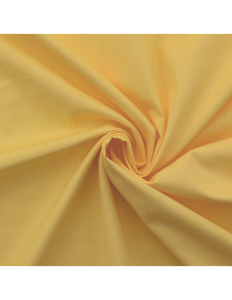 Tejido popelina de algodón - Amarillo paja