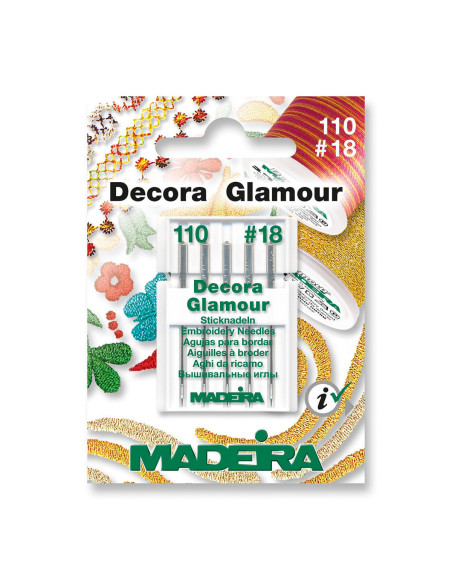 Agujas para bordar a máquina Madeira Decora Glamour