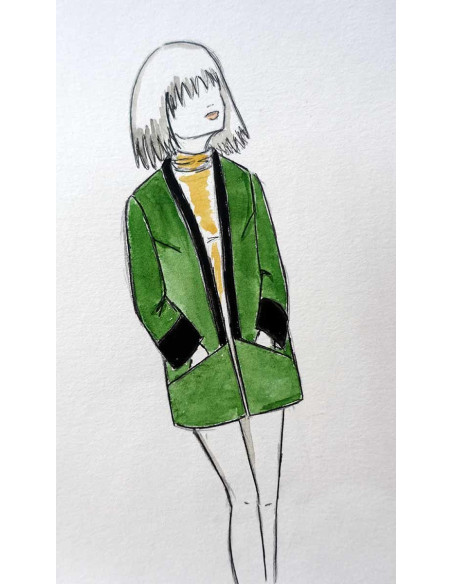 Patrón de chaqueta Sable - Maison Fauve
