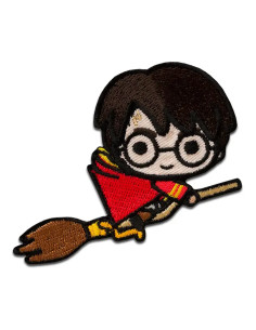 Parche termoadhesivo de Harry Potter - Harry en su escoba
