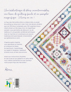 Libro 1 quilt, 100 bloques - Alicia en el país de las maravillas 2