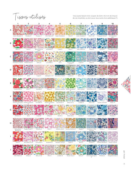 Libro 1 quilt, 100 bloques - Alicia en el país de las maravillas