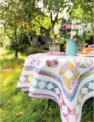 Libro 1 quilt, 100 bloques - Alicia en el país de las maravillas