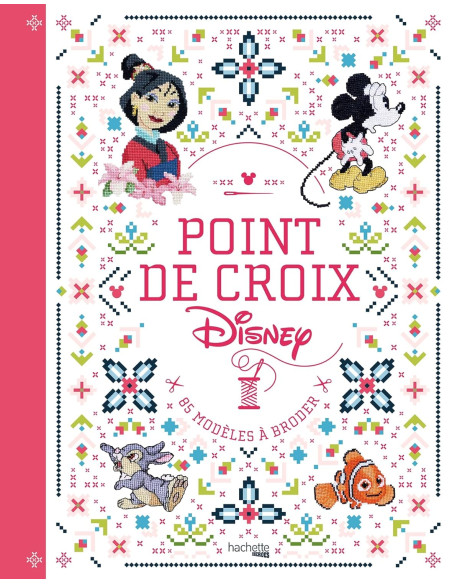 Libro de punto de cruz de Disney