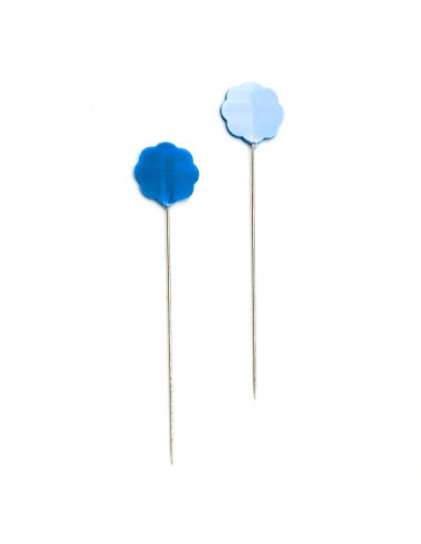 Alfileres de cabeza fina en forma de flor Clover