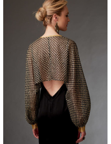 Patrón de boleros y mini capa - Vogue 9276