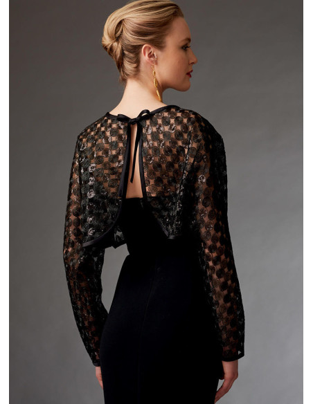 Patrón de boleros y mini capa - Vogue 9276