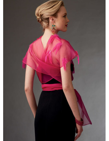 Patrón de boleros y mini capa - Vogue 9276