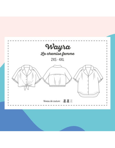 Patrón de camisa Wayra - Marmaï Patterns