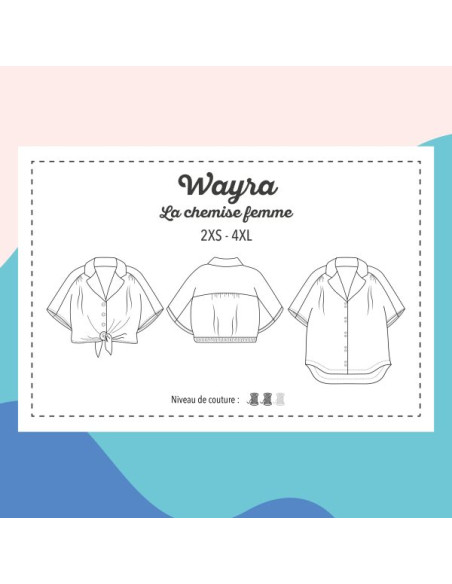 Patrón de camisa Wayra - Marmaï Patterns
