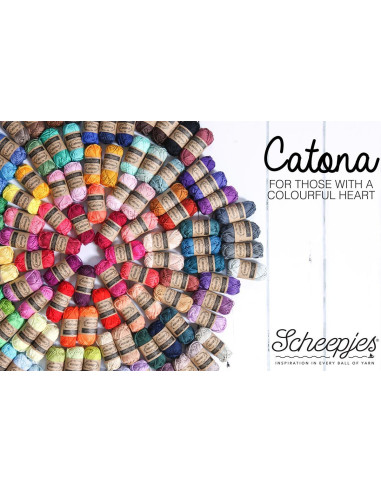 Caja de 109 mini ovillos Scheepjes Catona Colour Pack