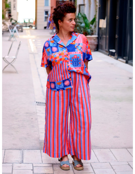 Patrón de pantalón, wide leg o barrel Inti - Marmaï Patterns