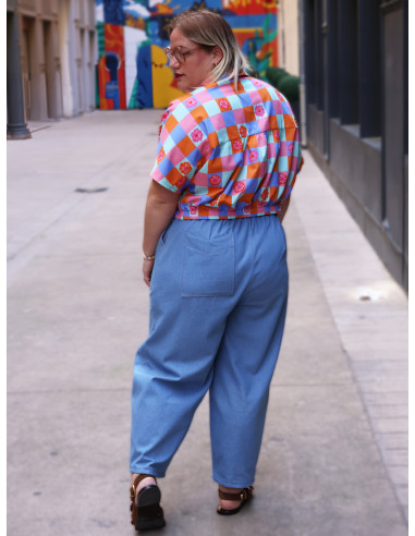 Patrón de pantalón, wide leg o barrel Inti - Marmaï Patterns