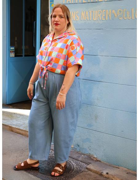 Patrón de pantalón, wide leg o barrel Inti - Marmaï Patterns