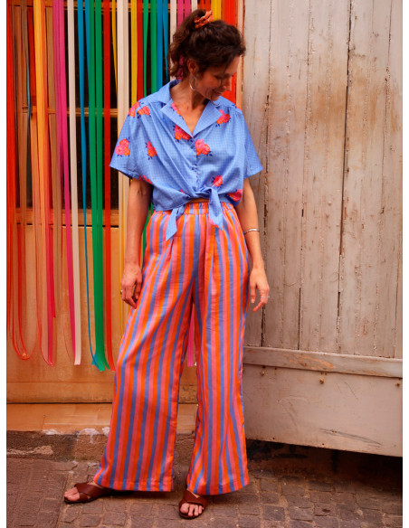 Patrón de pantalón, wide leg o barrel Inti - Marmaï Patterns