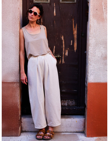 Patrón de pantalón, wide leg o barrel Inti - Marmaï Patterns