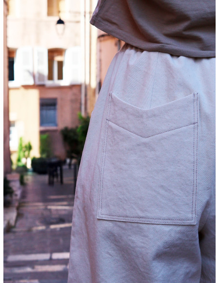 Patrón de pantalón, wide leg o barrel Inti - Marmaï Patterns