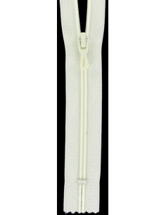 Cremallera de nylon - Marfil