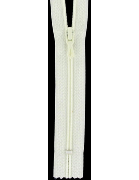 Cremallera de nylon - Marfil
