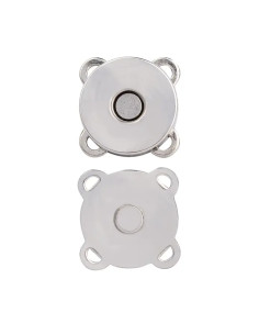 Broches magnéticas de 18 mm para coser - Plata 2