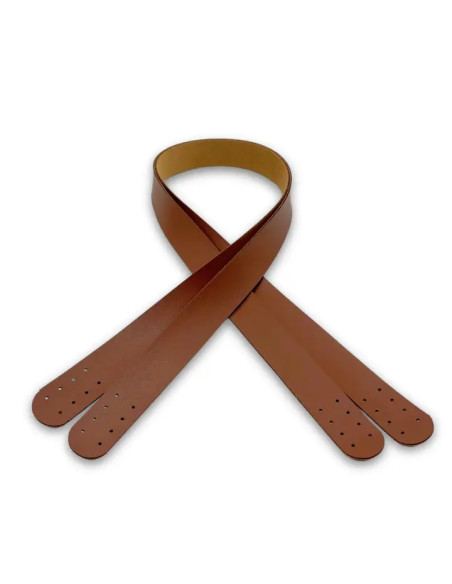 Correas de bolso de cuero sintético - Tabaco