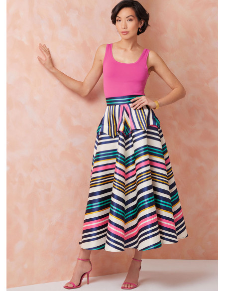 Patrón de falda - Vogue 2116
