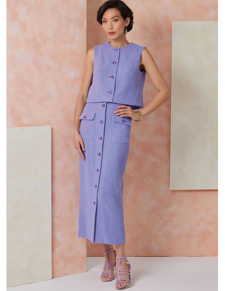 Patrón de blusa - Vogue 2118