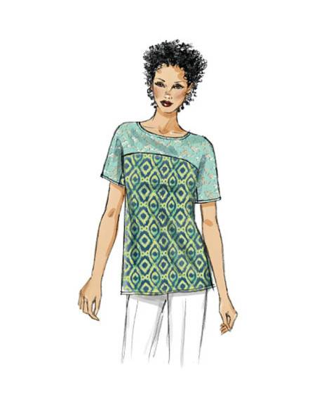 Patrón de blusa - Vogue 8877