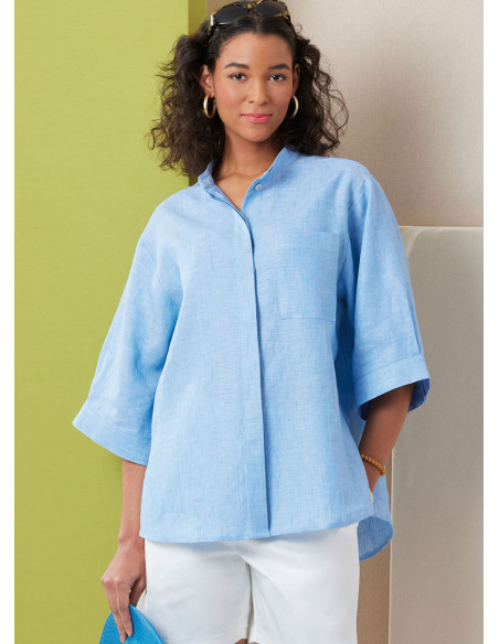 Patrón de camisas - Butterick 7041