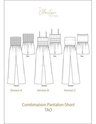 Patrón de combinación Tao - Clématisse Pattern