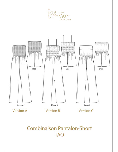 Patrón de combinación Tao - Clématisse Pattern