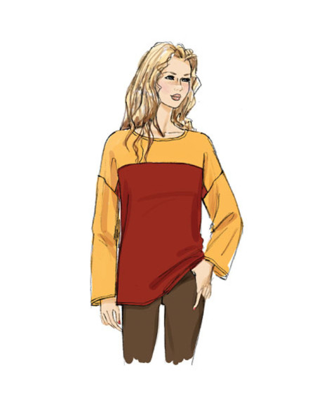 Patrón de blusa - Vogue 8877